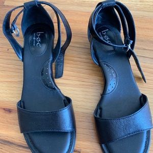 Boc black sandals